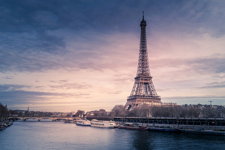 Vue de Paris et de la tour Eiffel